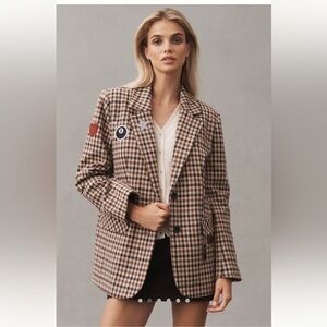 Avec Les Filles Anthropologie Patchwork Blazer Worn 1x Perfect condition Small